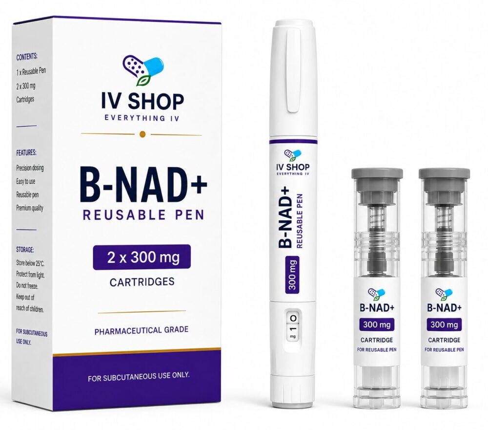 B-NAD+ Reusable Pen – 2 x 300 mg Cartridges