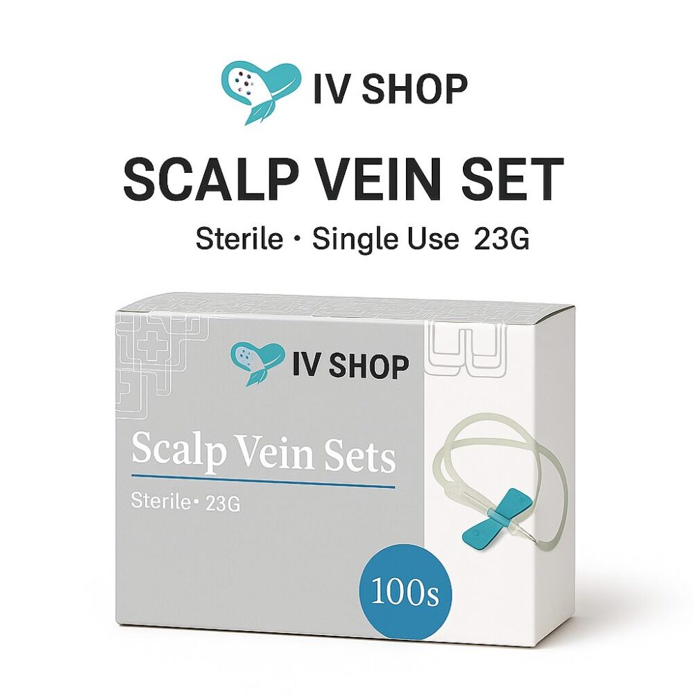 Scalp Vein Set 23g 100qty