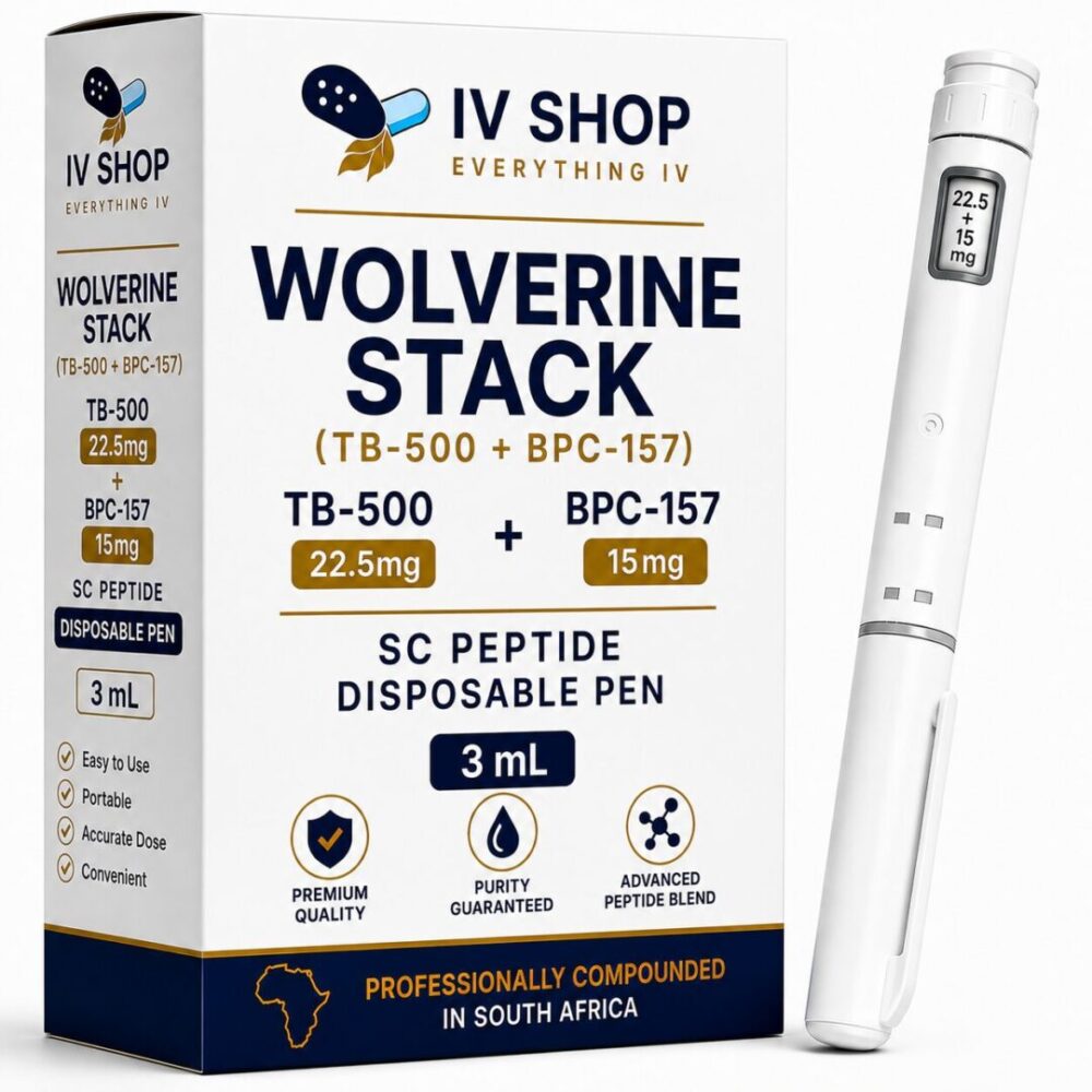 Wolverine Stack (TB-500 + BPC-157) 22.5mg + 15mg SC Peptide Disposable Pen – 3mL