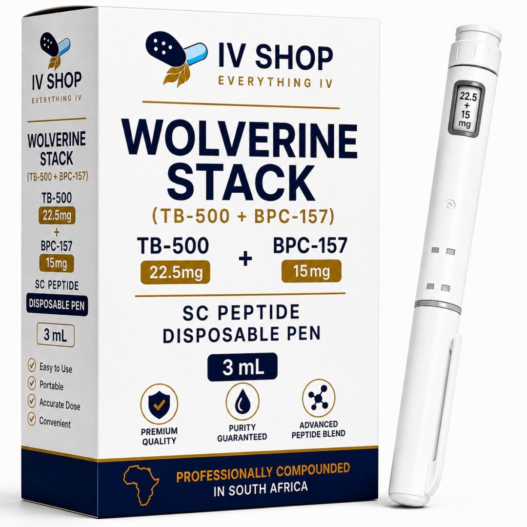 Wolverine Stack (TB-500 + BPC-157) 22.5mg + 15mg SC Peptide Disposable Pen – 3mL