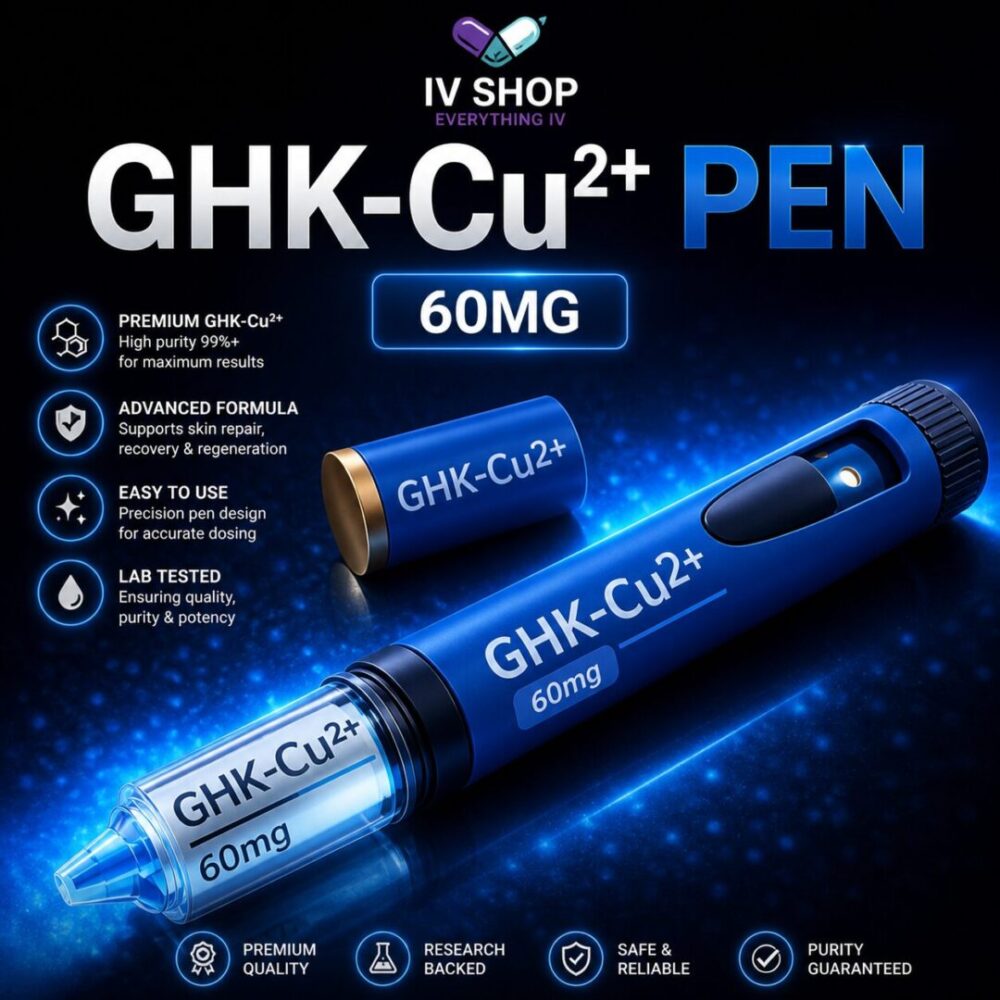 GHK-Cu²⁺ 60mg Peptide Disposable SC Injection Pen - 3ml