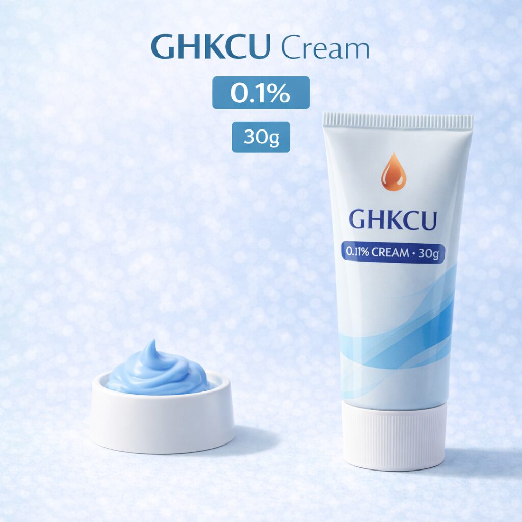 GHK-Cu (Copper Peptide) 0.1% Cream – 30 g