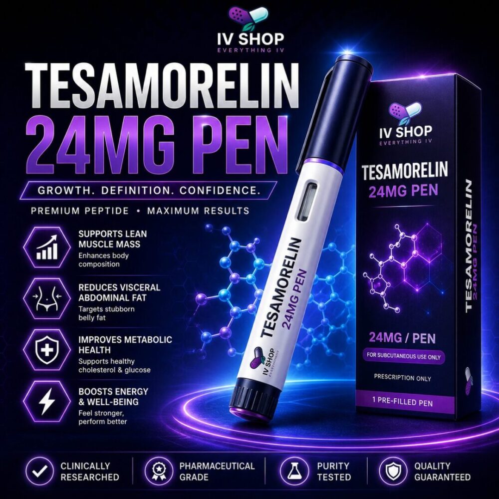 Tesamorelin 24mg SC Peptide Disposable Pen – 3mL