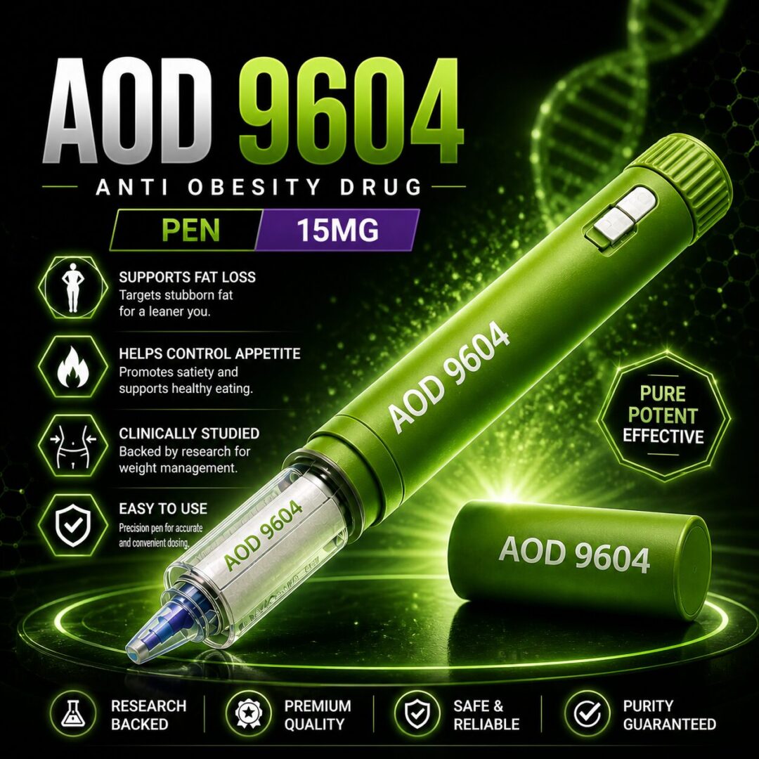 AOD-9604 15mg SC Peptide Disposable Pen – 3mL