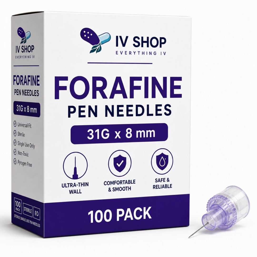 Forafine Pen Needles 31G x 8 mm – 100 Pack