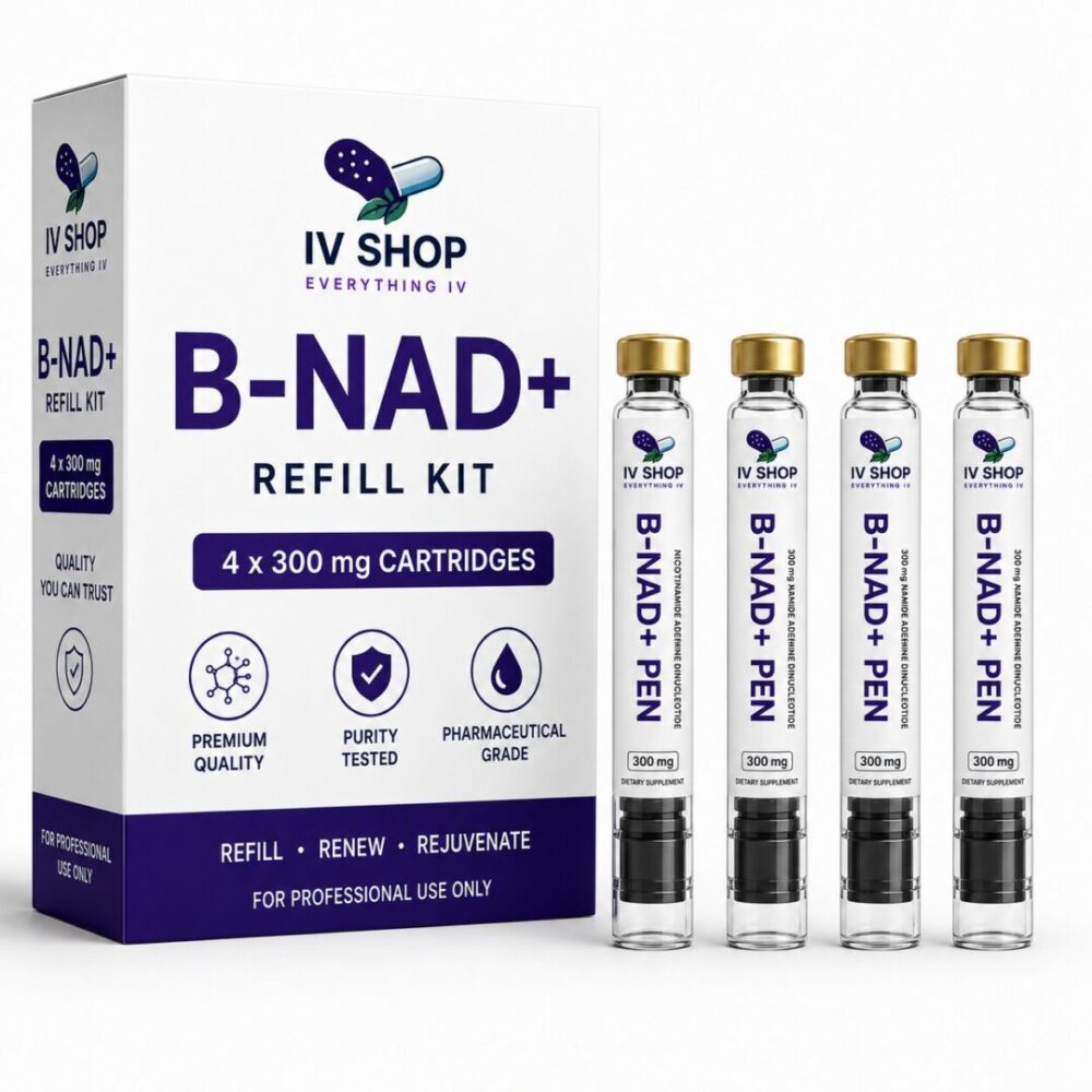 B-NAD+ Refill Kit – 4 x 300 mg Cartridges