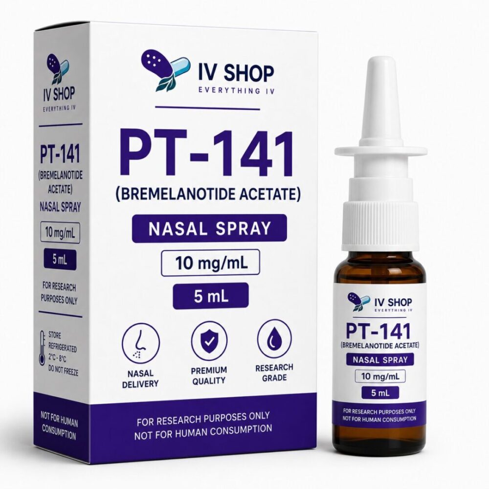 PT-141 (Bremelanotide Acetate) Nasal Spray – 10mg/mL – 5 mL