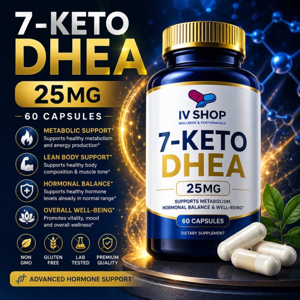 7-Keto DHEA 25mg – 60 Capsules
