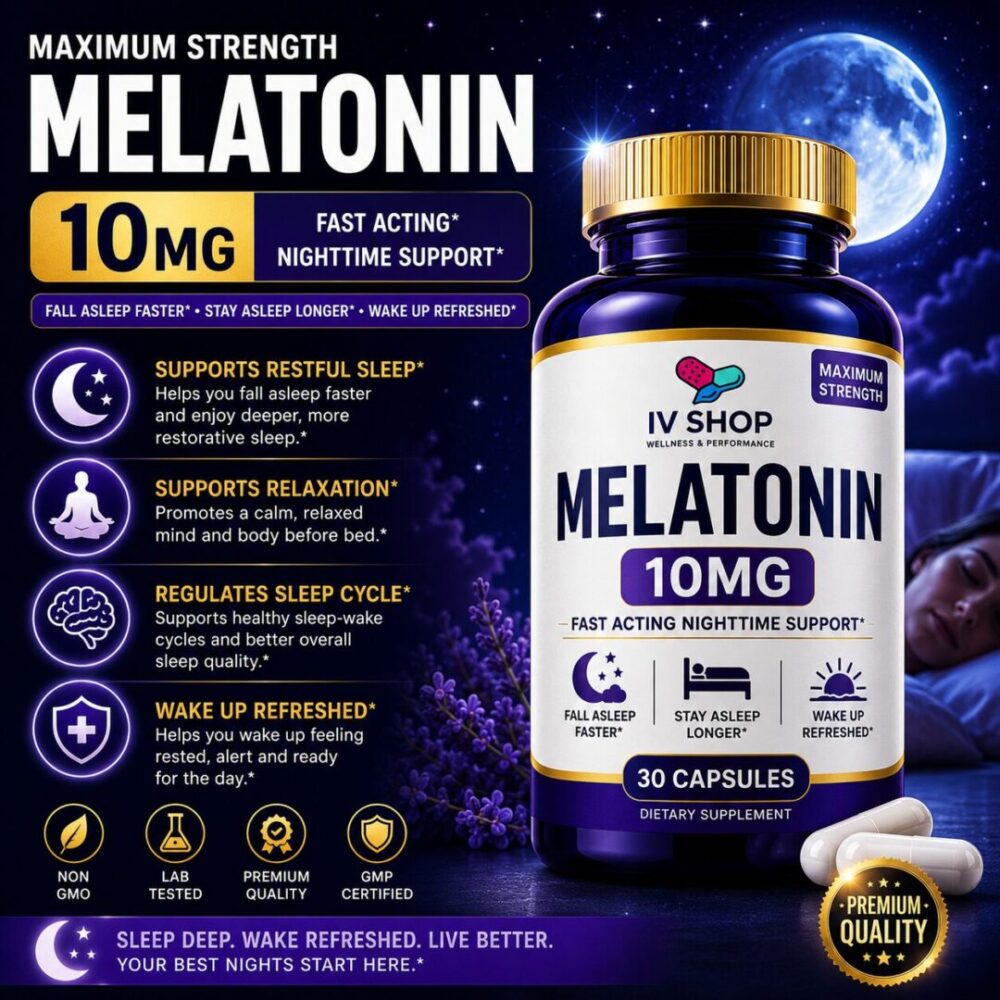 Melatonin 10mg – 30 Capsules