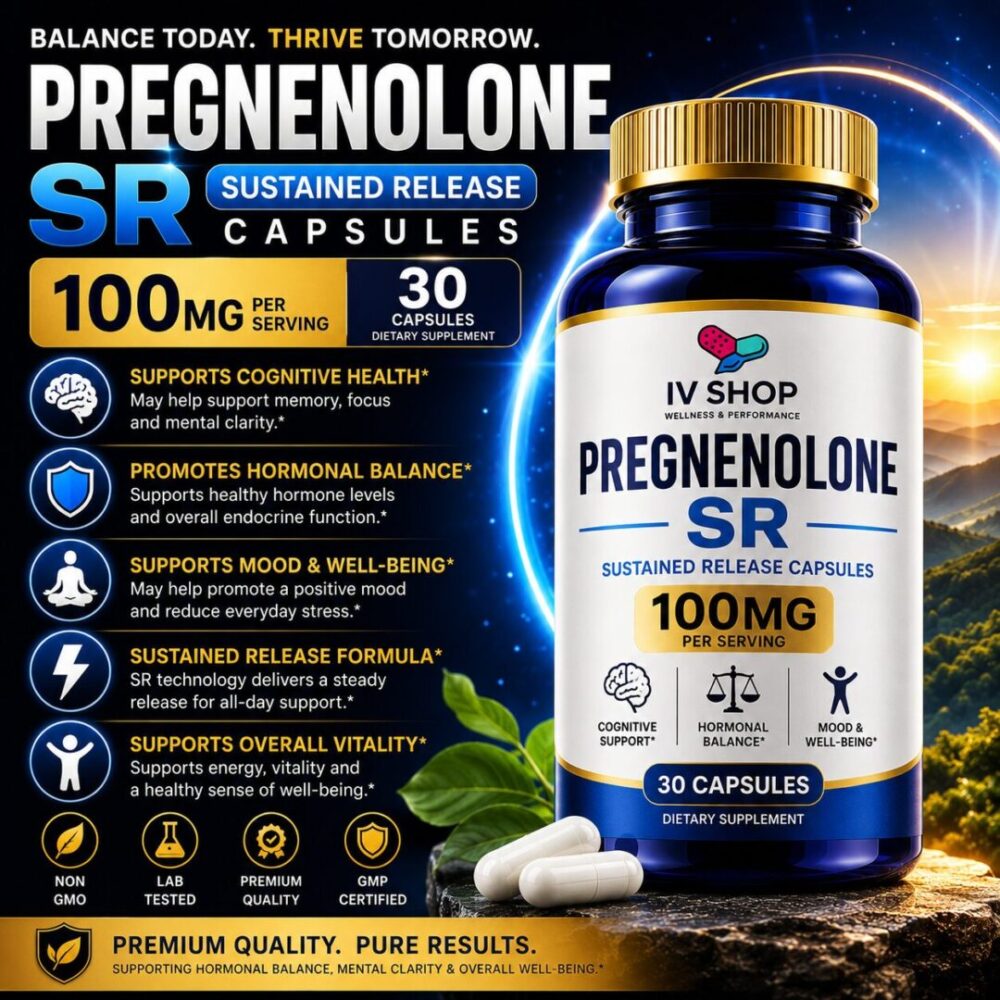 Pregnenolone SR 100mg – 30 Capsules