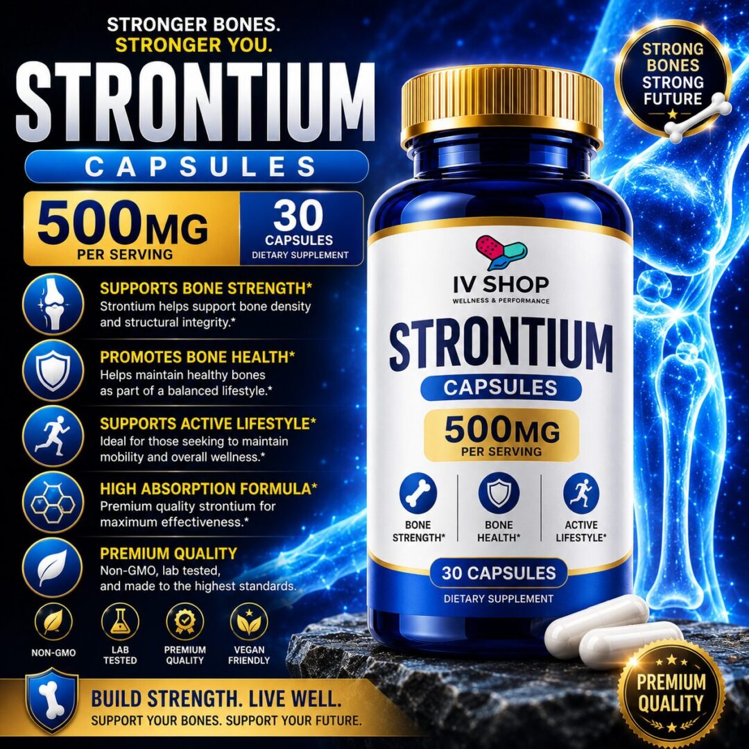 Strontium 500mg – 30 Capsules