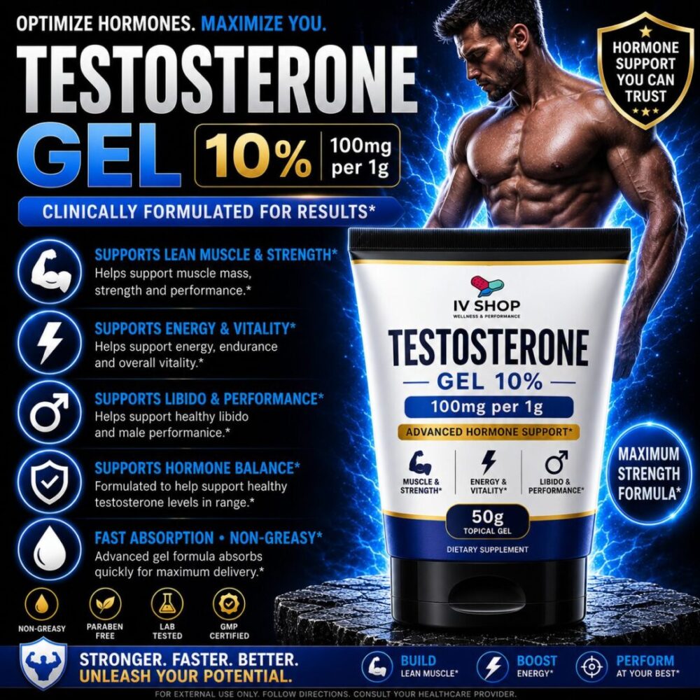 Testosterone Gel 10% (100 mg/g) – 50g