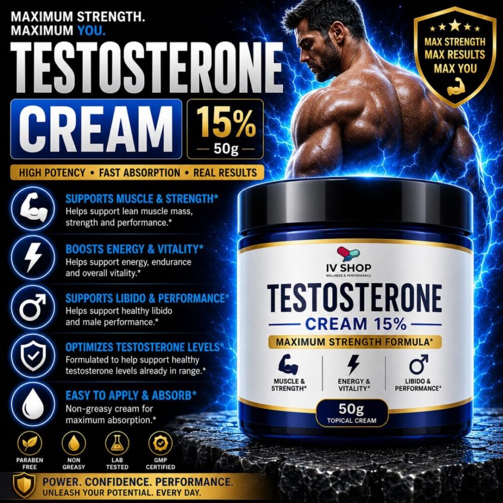 Testosterone 15% Cream – 50g