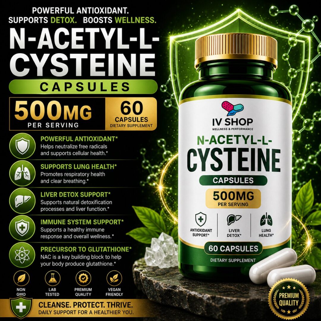 N-Acetyl-L-Cysteine (NAC) 500mg – 60 Capsules