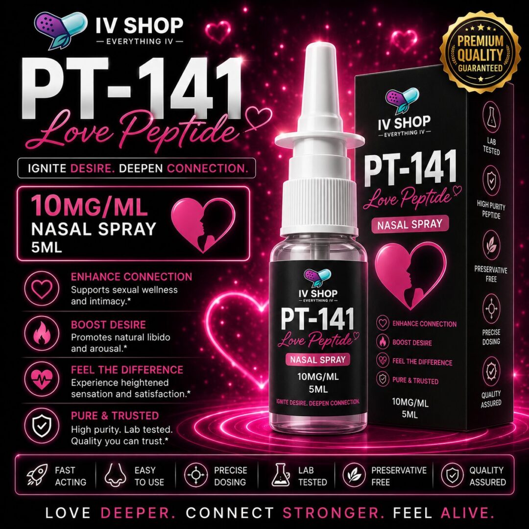 PT-141 (Bremelanotide Acetate) Nasal Spray – 10mg/mL – 5 mL