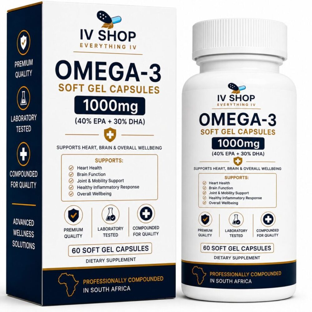 Omega-3 Soft Gel Capsules 1000 mg – 60 Capsules